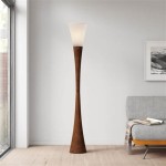 Mid Century Modern Floor Lamp Wood