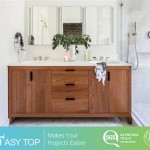 Solid Wood Bathroom Floor Cabinet